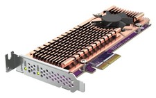 QNAP Dual M.2 PCIe SSD Expansion Card Supports Two 2280/22110 SSDs picture