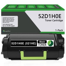 521HE 52D1H0E Toner Cartridge High Yield 1Pack, Black Compatible Replacement ... picture