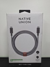 Native Union Belt Cable Pro 8 ft. 240W USB-C to USB-C Cable NEW/OPEN BOX picture