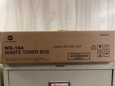 New Genuine Konica Minolta WX-104 Waste Toner Box Konica Minolta Bizhub 227 287 picture