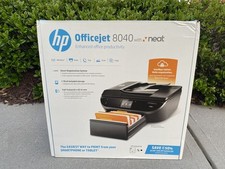 New HP Officejet 8040 Wireless Neat All-in-One fax copier scanner Printer F5A16A picture