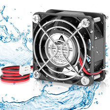 60Mm X 25Mm 12V IP67 Waterproof Cooling Fan 2Pin Dual Ball Bearing | picture