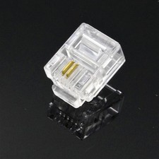 RJ11 6P2C Modular Plug Telephone ADSL Connector (50pcs - 100pcs) picture