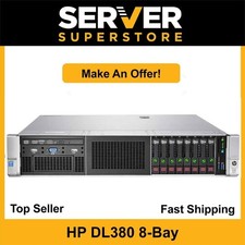 HP ProLiant DL380 G9 Server 2x E5-2640 V4=20 Cores P440ar 512GB RAM 2x 600GB SAS picture