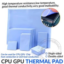 Thermal Conductive Blue Silicone Pad 0.5mm 1mm 1.5mm 2mm 2.5mm 3mm Thickness picture