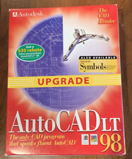 VINTAGE AUTODESK AUTO CAD LT 98 SOFTWARE. Missing One CD picture