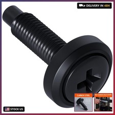 Server Rack Screws 50 Pack - 10/32 Steel Screws with Attached Nylon Washers & Pi picture