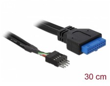 USB 3.0 Pin Header Female To USB 2.0 Pin Header Male 30cm USB 3 to USB 2 adapter picture