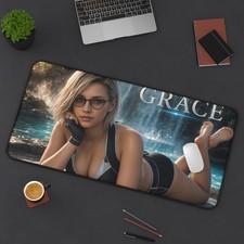 Grace Ashcroft Desk Pad, Gaming Mouse Mat, XXL PC Setup, Gamer Gift picture