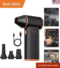 MegaFlow 50 Compressed Air Duster, 110,000 RPM, 3-Gear Adjustable | Electric,... picture