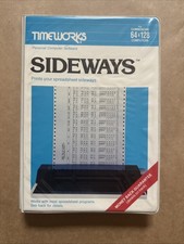 * 1984 Timeworks Commodore 64 & 128 Printer Sideways Software C64 C128 picture