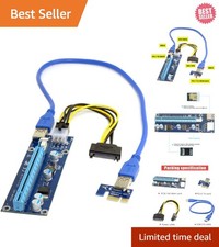 USB 3.0 PCI-E 1x to 16x Mining Riser Adapter - Reliable and Enhanced Performance picture