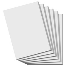 Notepads 4x6 - Blank Memo Pads - 50 Sheets per Notepad - 4x6, White- 6 Pack  picture