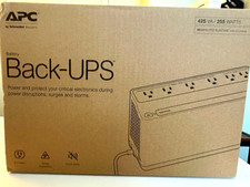 APC Back-UPS 425 BE425M 425VA 255W 6-Outlet 180J UPS 120V Black picture