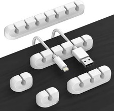Silicone USB Cable Organizer USB Charging Cable Winder Desktop Tidy Management picture