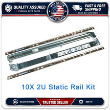 10PCS 2U Static Rail Kit For Dell H872R PowerEdge R510 R520 R720 R730 R540 R740 picture