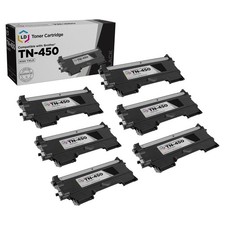 LD 6pk for Brother TN450 HY Black Toner Cartridge DCP-7060D DCP-7065DN TN-450 picture
