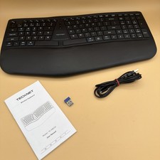 Tecknet TK-KB030 Ergonomic Wireless Keyboard New In Open Box picture