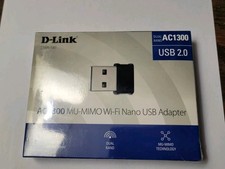 D-Link AC1300 DWA-181 MU-MIMO Wi-Fi Nano USB Adapter Computer Gaming SEALED NEW picture