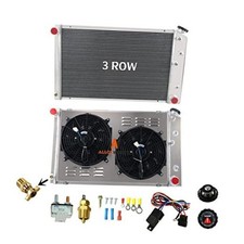 ALLOYWORKS 3 Row Full Aluminum Radiator + 2X12