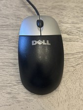 Vintage Dell USB Optical Mouse Model M-UVDEL1 Black & Silver  picture