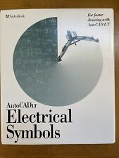 Electrical Symbols For AutoCAD LT  for Windows 3.1 Autodesk 1995 Software picture