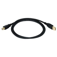 MONOPRICE 5437 Standard USB Cable,Black,36in L 5XFV3 picture