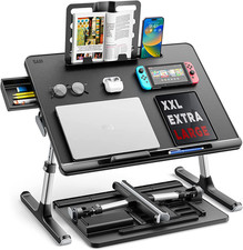 Adjustable Laptop Bed Table Foldable Lap Desk Height Angle Adjustable picture