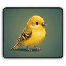 Cute Yellow Bird Gaming Mouse Pad picture
