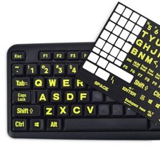Universal English Large Lettering Keyboard Stickers for PC Computer Laptop picture