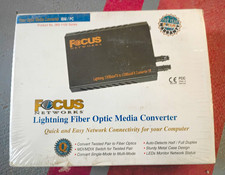 FOCUS Fiber Optic Media Converter 065-1140. 10BaseT To 10BaseFL ST Conn picture