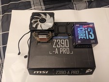 MSI Z390-A Pro, LGA 1151, Intel Motherboard with 9th Gen Core i3-9100F 3.6 Ghz picture