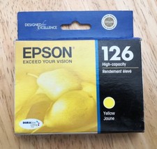 2015 Epson GENUINE 126 Hight-Capacity T126420 Yello Ink NX330 NX430 435 520 545 picture