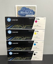 HP 218A Complete Toner Set KYCM for LaserJet Pro 3201dw MFP 3301fdw Genuine New picture
