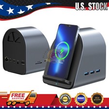 10-in-1 Vertical Multifunction Docking Station USB-C & USB3.0 Ports, PD100W picture