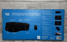 Adesso WKB-1600CB TruForm Media Wireless Ergonomic Keyboard & Optical Mouse picture