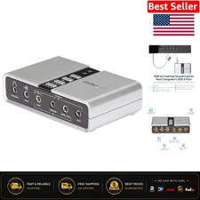 StarTech 7.1 USB Audio Adapter - External Sound Card for Enhanced Audio Quality picture