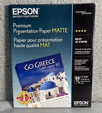 Epson S041468 Premium Matte Presentation Paper, 45 lbs 11 x 14, 50 Sheets - NOB picture