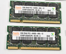 Hynix PC2-6400 2GB SODIMM 800 MHz PC2-6400 DDR2 Memory (HYMP125S64CP8-S6) (SET) picture
