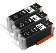 3PK BLACK PGI-280 XXL Ink Cartridges replacement for Canon TR8520 TR8620 TS702 picture