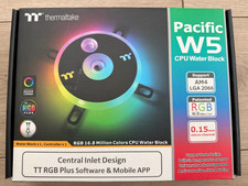 Thermaltake Pacific W5 RGB CPU Water Block AM4 Intel LGA RGB Temp Sensor w/ Box picture