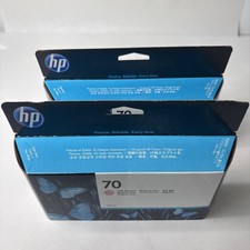 HP 70 Light Magenta Ink 130ml DesignJet Z2100, Z3100, Z3200, Z5200 Lot Of 2 picture