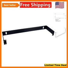 Universal 1U Hinged Wall Mount for Data Networks - Heavy-Duty Iron Construction picture