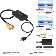 Tengchi RCA to HDMI Converter, AV to HDMI Adapter picture