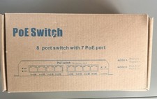 WiFi-Texas 8 Port Passive PoE Switch 7 PoE 24V/48V w/ Power Adapter picture