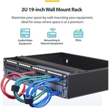 StarTech 2U Wall-Mount Bracket, Steel Construction picture
