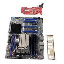 Supermicro X10SRA-F Motherboard W/ CPU 8GB RAM Asus GPU & I/O Shield picture