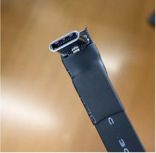 ADT-Link USB 3.2Type C to Type C Flat Extension Cable 10Gbps 90° USB C 3A Gen2x2 picture