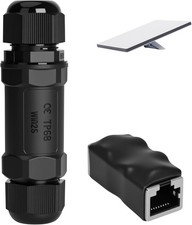 Starlink Ethernet Adapter Kit: IP68 Waterproof RJ45 Coupler for Starlink Cable/C picture