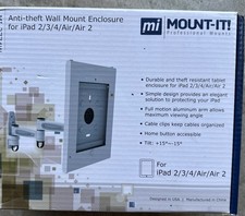 NIB Mount it Anti-Theft Swing Arm Wall Mount Enclosure for iPad 2/3/4/Air/Air-2  picture